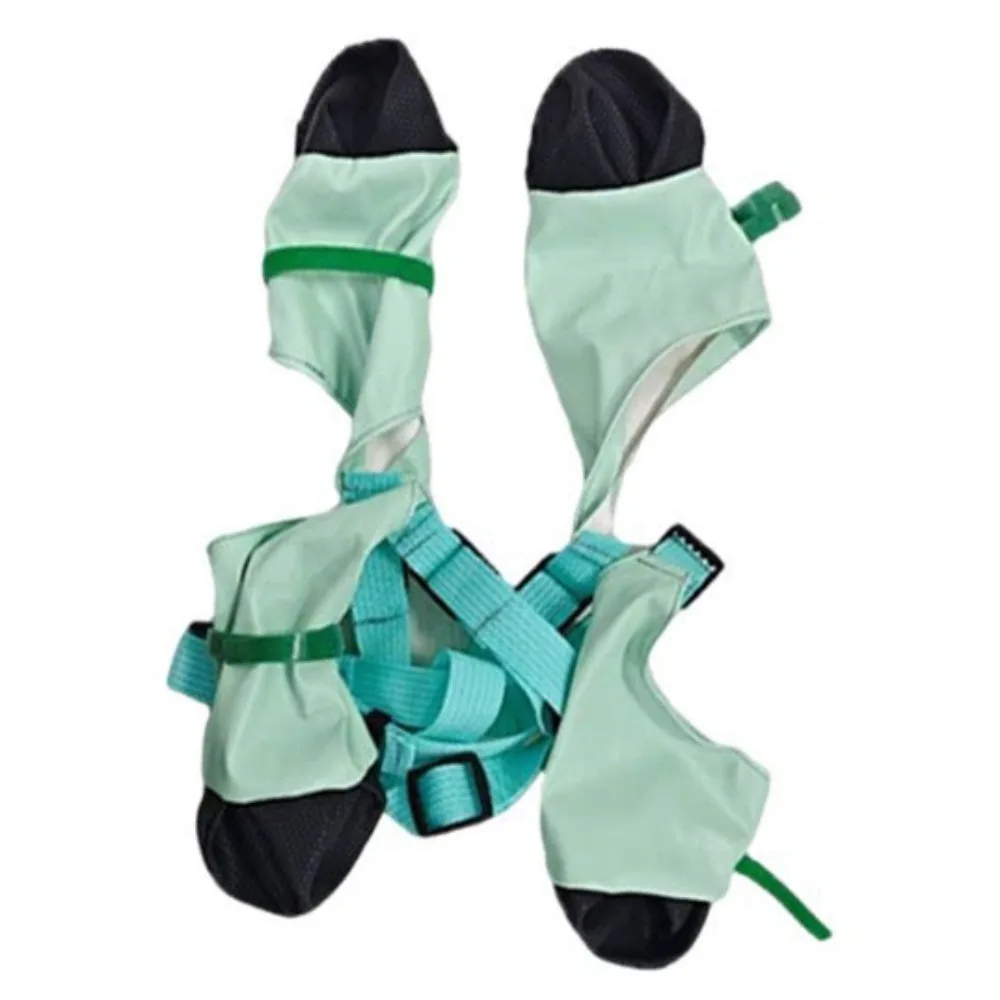 Waterproof Dog Rain Boots Adjustable Dirty-Proof Dog Suspender Boots Breathable Rubber Sole Pets Paws Protector Walking