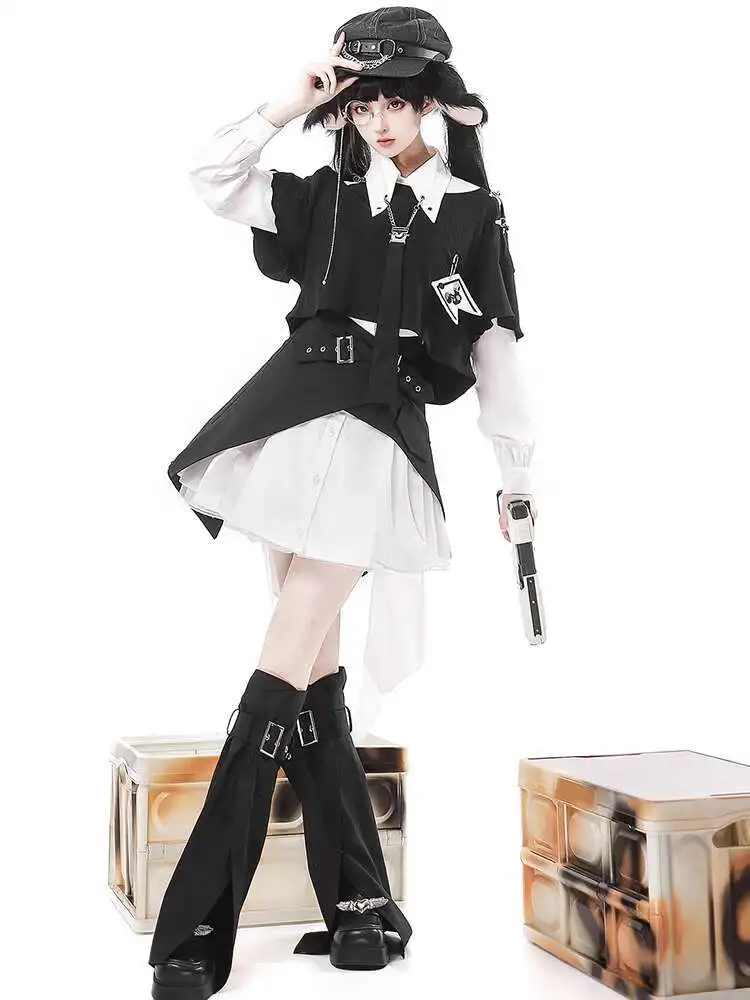 

New Fiesta Carnival Halloween Cos Cosplay Daily Clothing Goth Clothes women Dark Lolita Dress Tops Dress Skirt Legging Commute