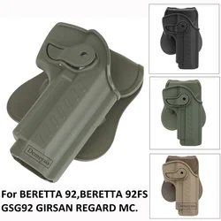 Funda de pistola táctica para BERETTA 92,BERETTA 92FS GSG92 GIRSAN REGARD MC. Pistoleras de remo OWB para mano derecha