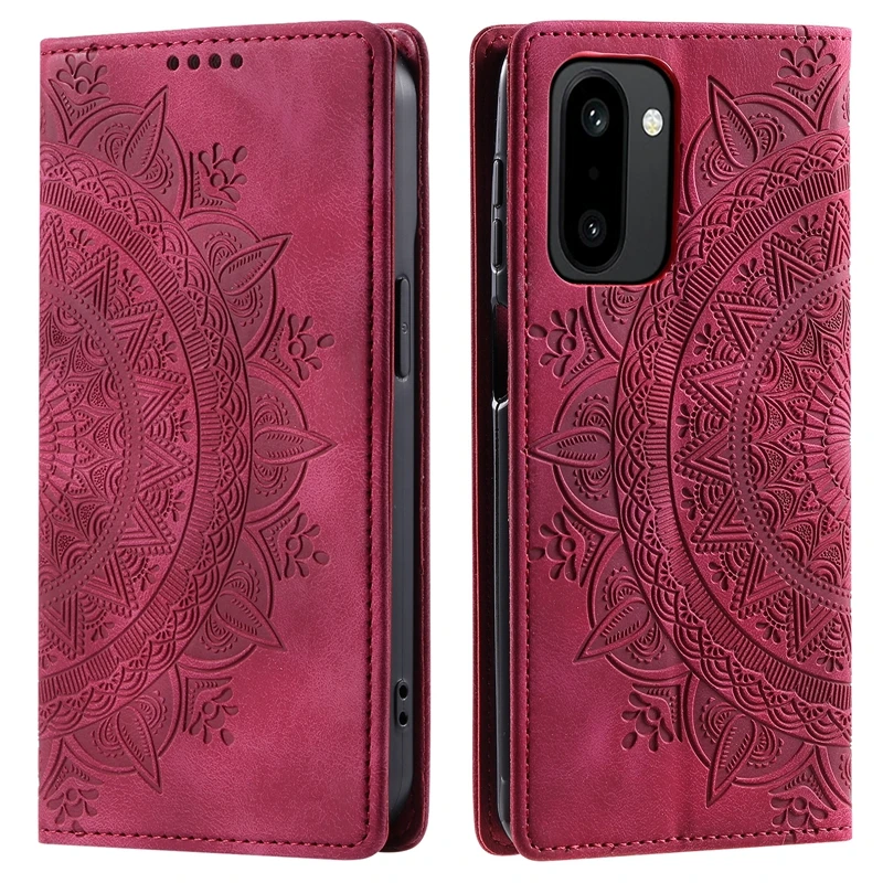 

Pop For OnePlus 15R Case Mandala Leather Phone Case On For Oneplus 15R One Plus 15r CPH2769 CPH2767 Cover Flip Magnetic Coque Fu