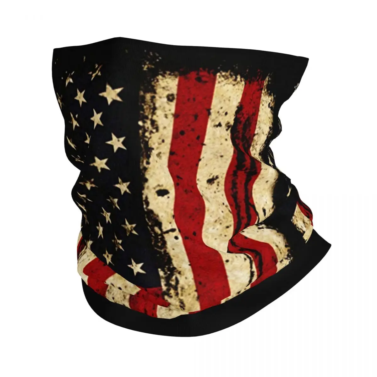 

Зимняя повязка на голову с американским флагом, теплая повязка на голову для женщин и мужчин, походный велосипедный шарф-труба, флаг США, Патриот, бандана для лица, гетры