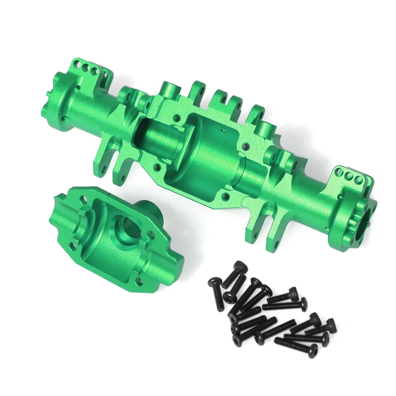 Excellent-RC Car Upgrade  Quick Release Front Rear Axle Bridge Shell Kit For LOSI 1/18 Mini LMT 4X4 Brushed Monster Truck  Green