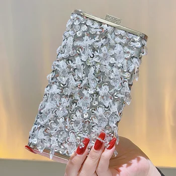 6 best sales Bolsas de couro rosa prateado - №2