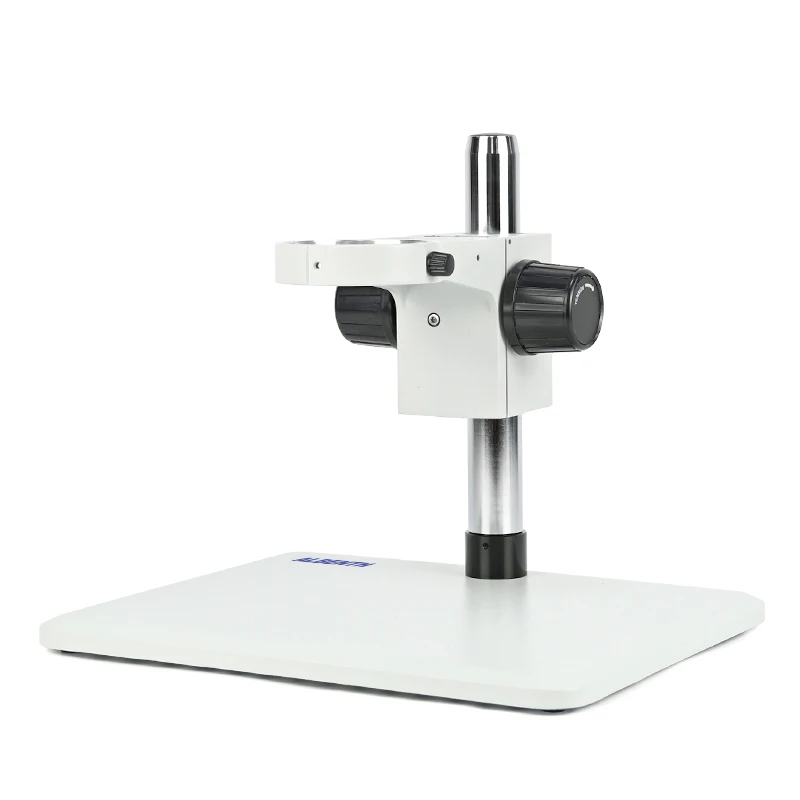 Albenth Microscope Stand 76mm Coarse Focus Track Stand With Large Base for Zoom Stereo Microscope Head