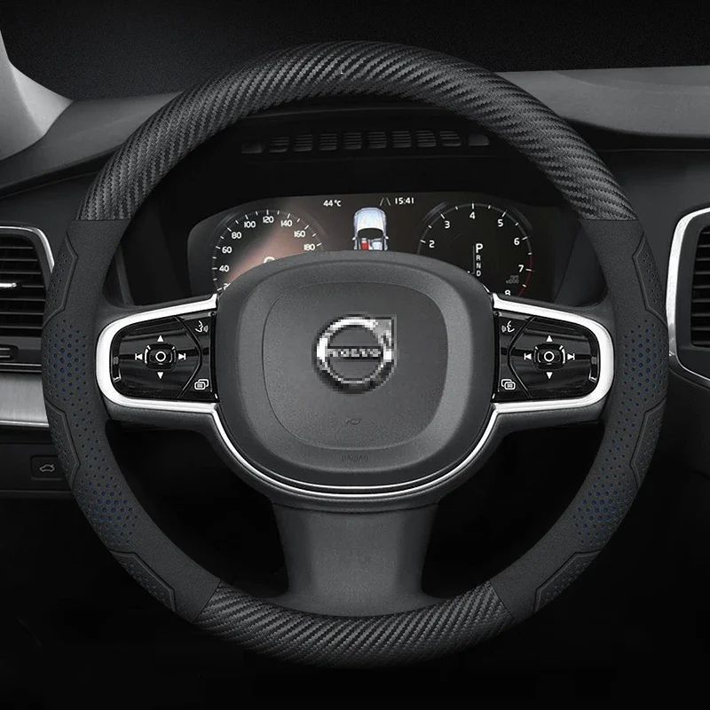 

Car Steering Wheel Cover For Volvo XC40 XC60 XC70 XC90 AWD S40 S50 S60 S80 S90 T5 T6 T8 C30 C70 V40 V50 V60 V70 V90 Accessories