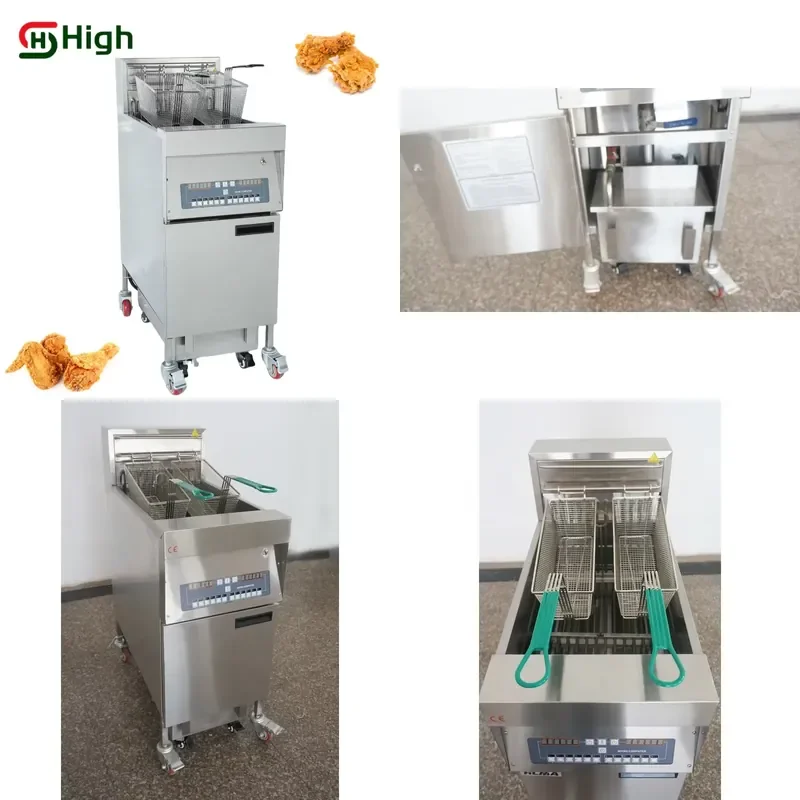 2026 Commercial Chips Fryer Professional Auto Lift-up Open Fryer Automatic Basket Frymaster with Cheap Price