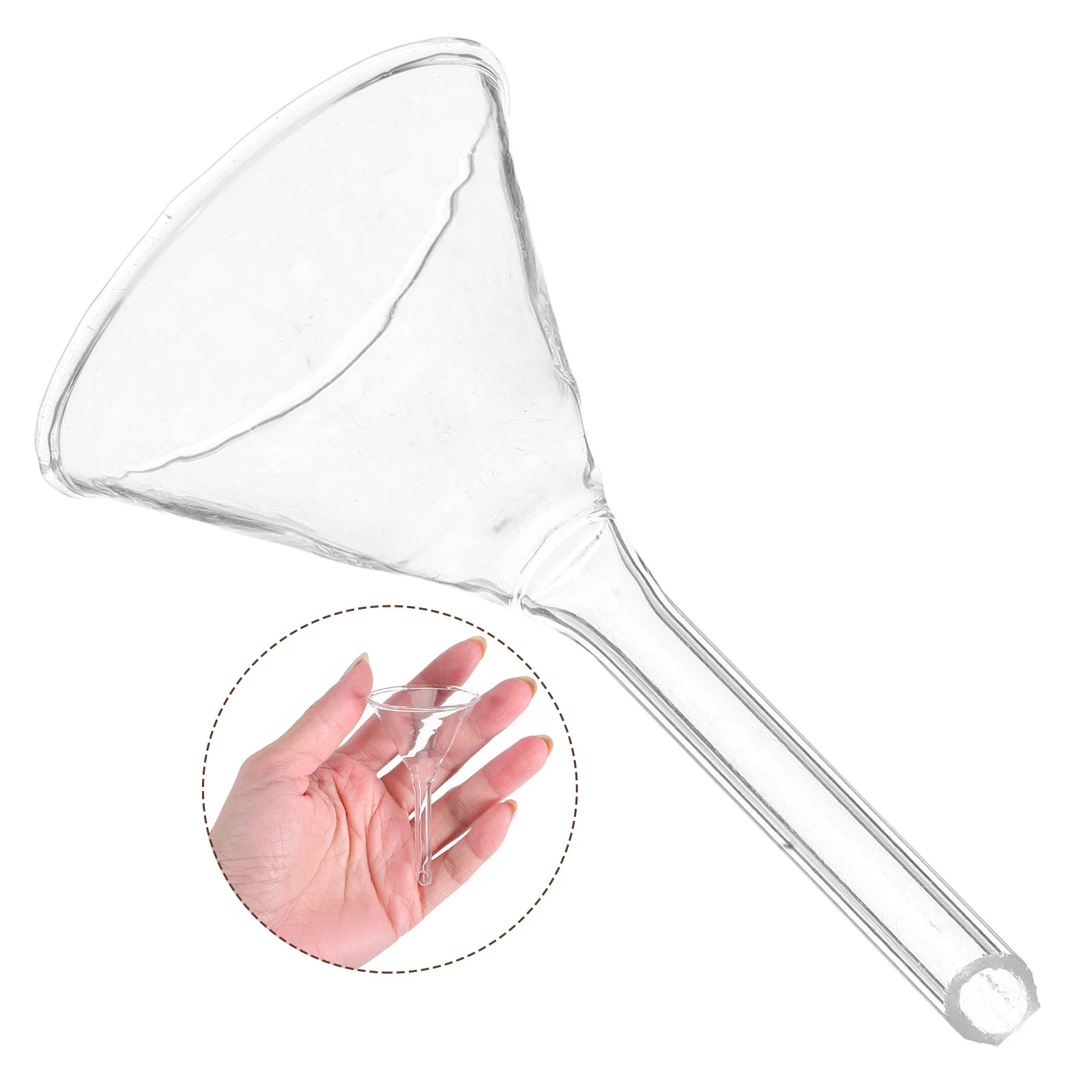 

Chemistry Feeding Funnel 60mm Glass Triangle Funnel for Chemical Laboratories Fine Workmanship Environmentally Friendly