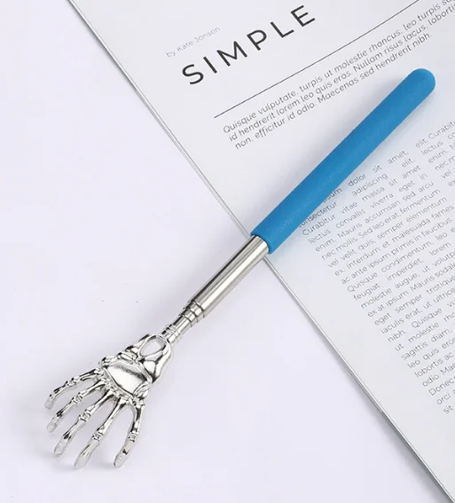Telescopic Stainless Steel Back Scratcher Extendable Massager For Itch Relief Health Care