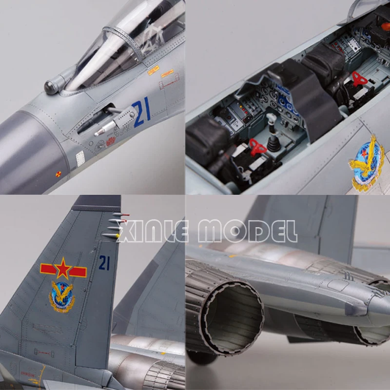 عازف البوق 02271 سوخوي Su-30 MKK Flanker-G مقاتلة 1/32 نموذج طائرة عدة