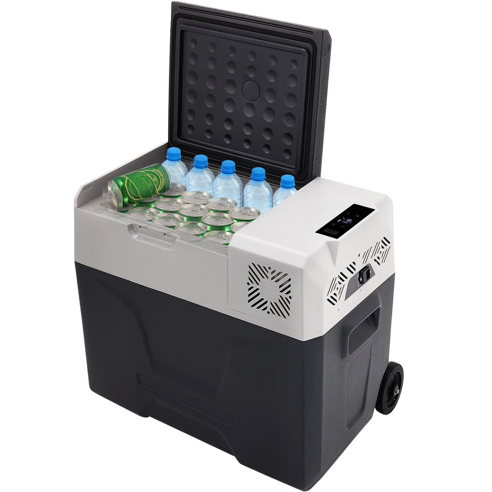 Top quality 50l dc 12v 24v car fridge camping freezer