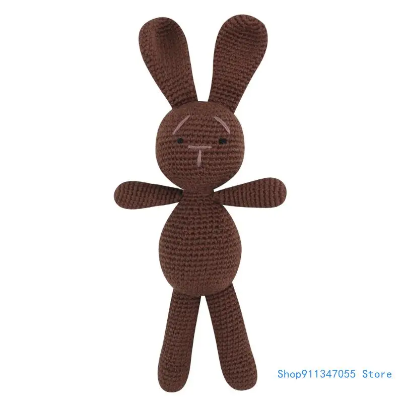 Automobile Decoration Stuffed Toy Crocheted Rabbit Handcrafts for Kids Drop shipping