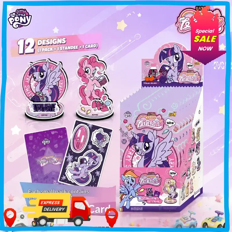 Kayou My Little Pony Acrylic Standee Official Collectible Trading Cards Friendship Fantasy Edition 2 Desktop Decoration Ornament