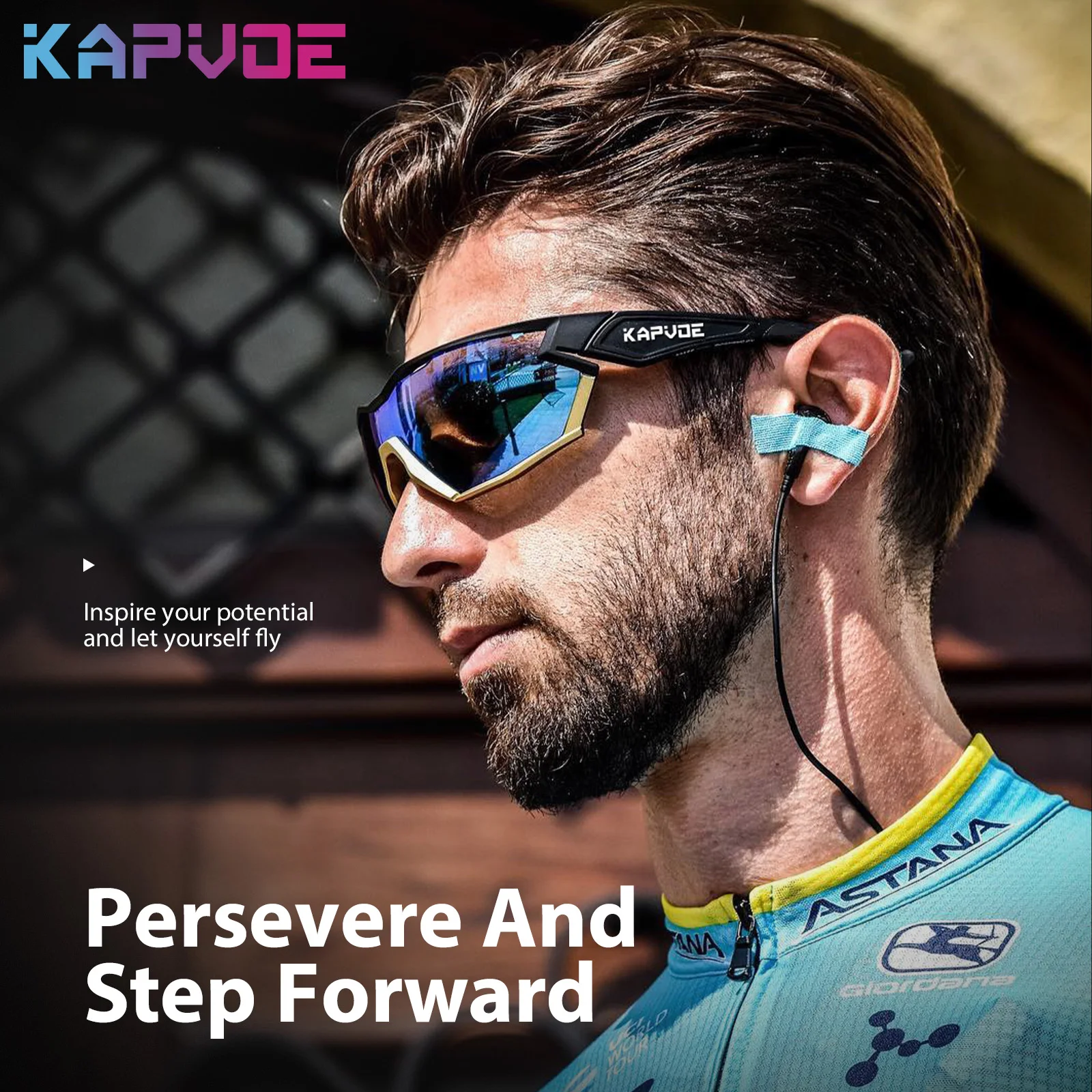 Kapvoe Hot Cycling Sun Protection Sunglasses Stylish Casual Outdoor Sports Glasses Windproof Driving Running Hiking Sunglasses