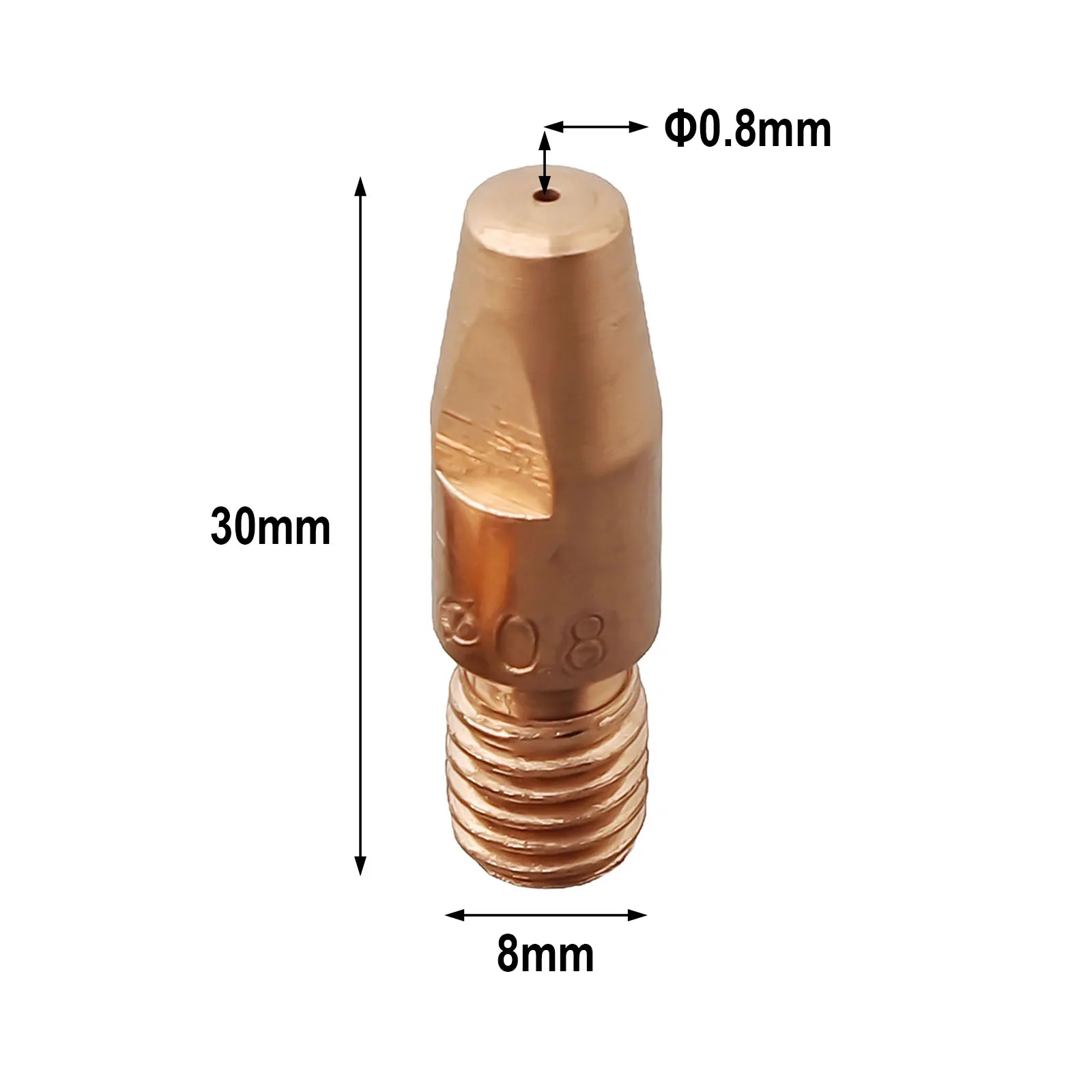 Welding Tool Gas Nozzle Tip 0.8mm 0.030\