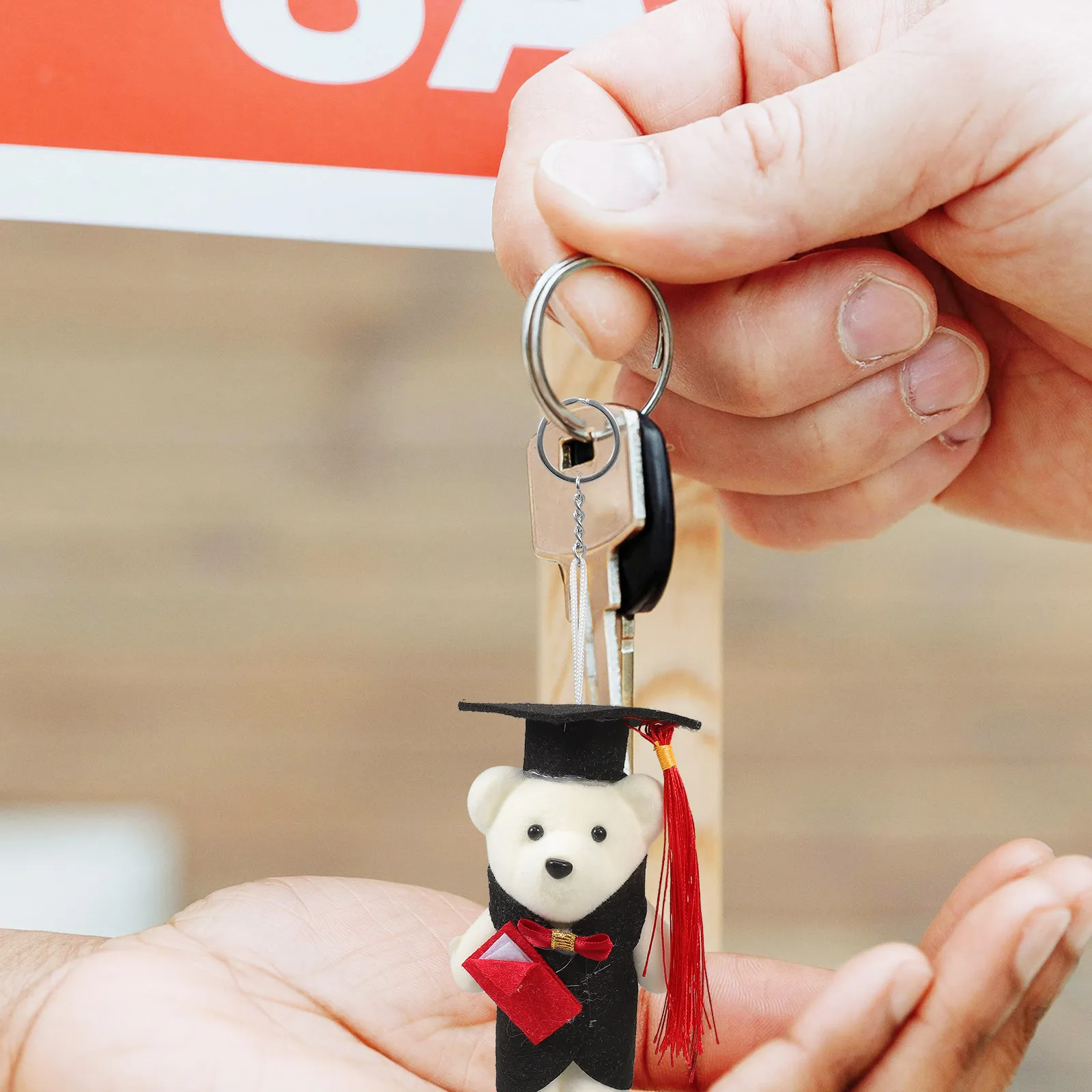 

Брелок-медведь для выпускников, 1 шт., милый брелок-медведь-доктор, подвеска для рюкзака, украшение для сумки, подарок выпускнику на день рождения, Рождество