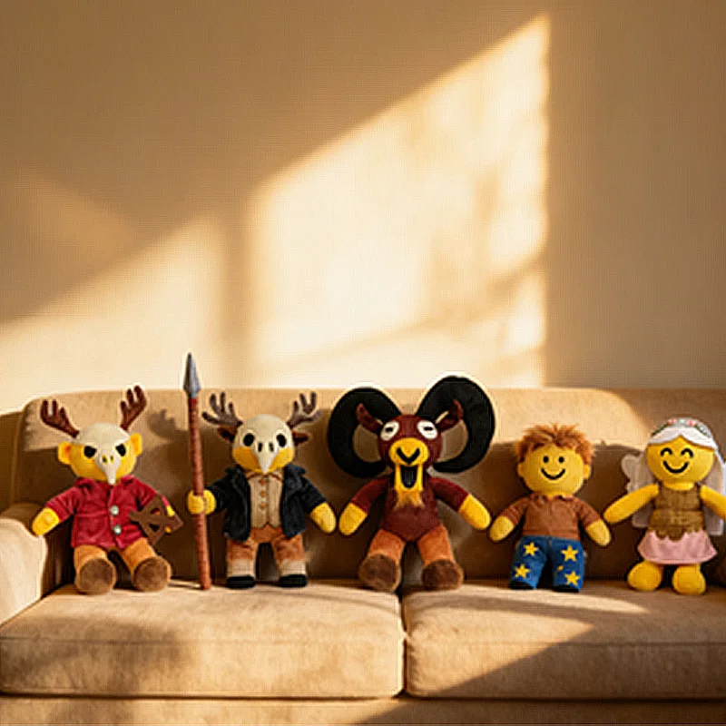 

New 25cm 99 Nights In The Forest Plush Deer Buddy Plush Doll Cartoon Movie Peripheral Plushie Soft Stuffed Doll Toy Gift For Kid