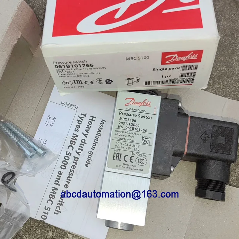 الأصلي دانفوس مفتاح الضغط MBC 5100 061B101766 061B102966 061B110066 061B110266 061B110166 061B110366 061B110466