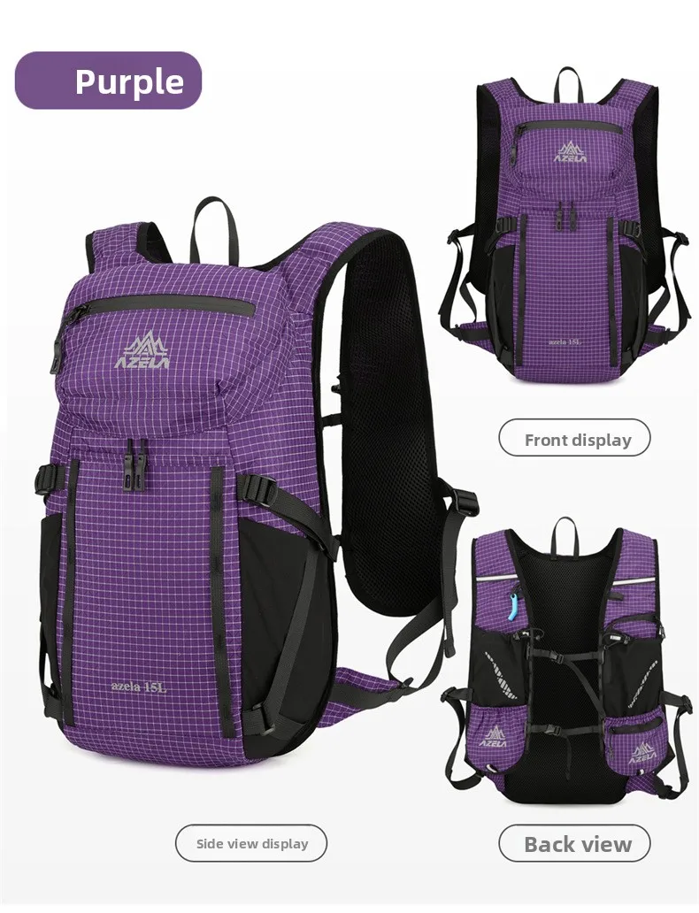 15L Ultraleichter Wanderrucksack Wasserdichter Outdoor-Sport-Reiserucksack für Männer Frauen Camping Klettern Radfahren Tasche – Detail 39