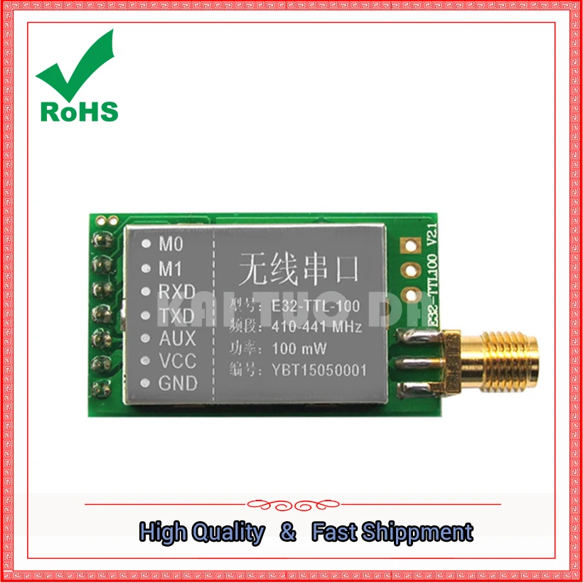 SX1278 / SX1276 Wireless Module 433MHZ Wireless Serial Port | LORA Spread Spectrum 3000meter UART Interface Board 433m 433 Mhz