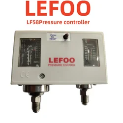 LEFOO 220V Refrigeration Pressure Swtich Pneumatic Protector for High Low Pressure controller