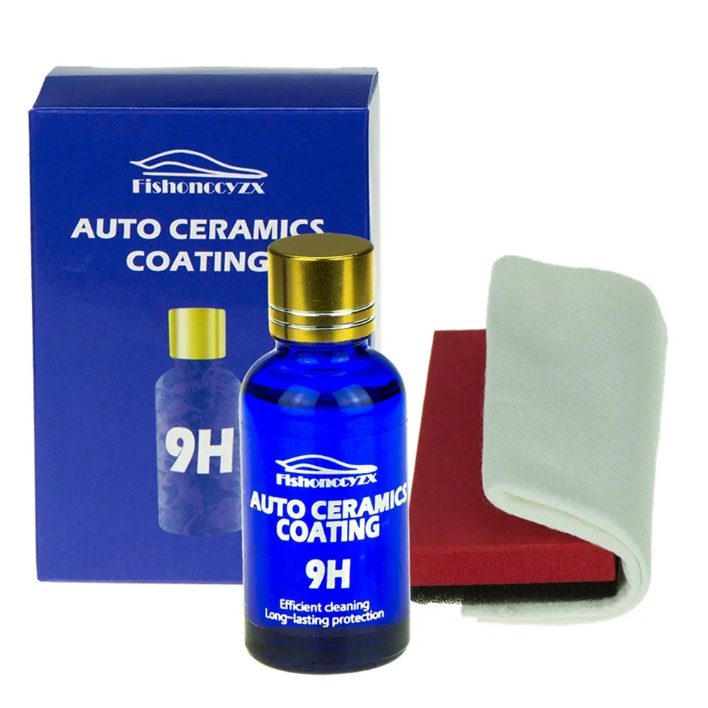 9H Ceramic Car Coating Hydrochromo Paint Care Nano Top Quick Coat Polymer Detail Protection Liquid Wax Car Care Gloves