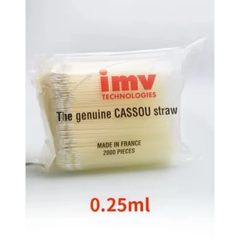 0.25/0.5ml Cattle Frozen Semen Fine Tube IMV Bovine Frozen Seminal Tube 2000 Pcs Cow Artificial Insemination Freezes Fine Tube