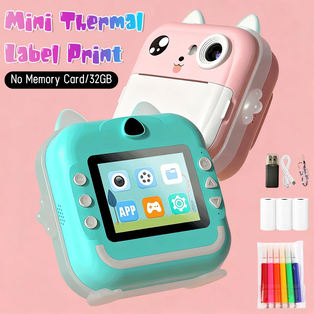 

Новый портативный мини-принтер, беспроводной для Android Ios, мобильные фототермопринтеры, теги Termica, устройство для изготовления этикеток с рулонами бумаги