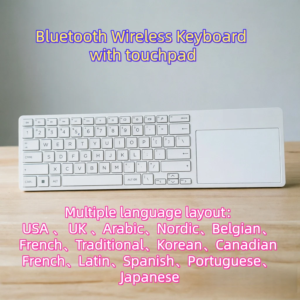 Bluetooth Wireless Keyboard with touchpad For HP 720 TPA-C002K USA UK Nordic Arabic Belgian French Korean Latin Spanish Japanese