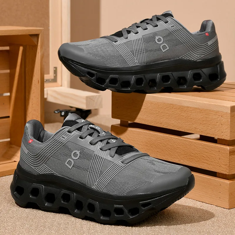 2025 Running Shoes Men Mesh Lightweight Flat Outdoor Gym Jogging Shoes Comfortable Original Tennis Shoes Cushioning Sneakers Man image 3