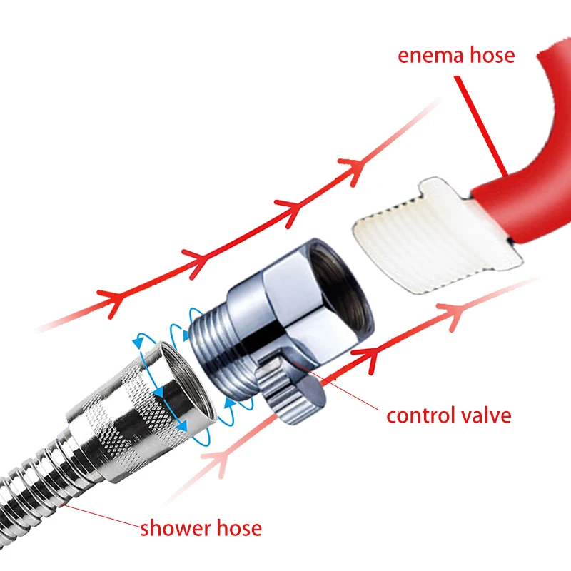 WETIPS Silicone Enema Cleaning Hose Anal Ducha Higenica Anus Washer Enema Annal Douche Tube Chuveiros Family Enemas 50cm-100cm