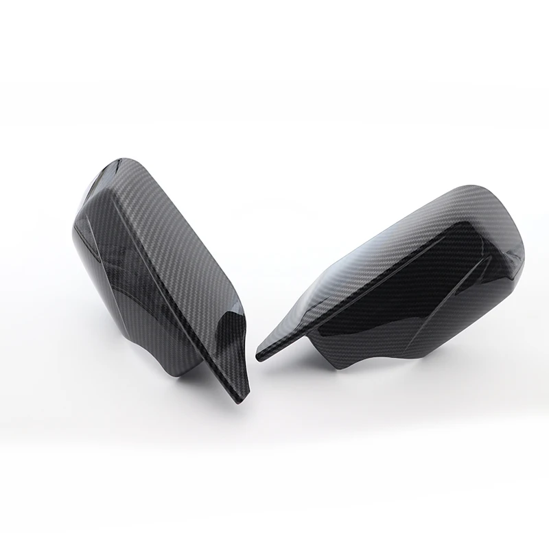 Modello in fibra di carbonio Nero Tappi di copertura dello specchietto laterale di ricambio per BMW E46 316i 318i 318d 320d 320i 325i 328i 330d 330i