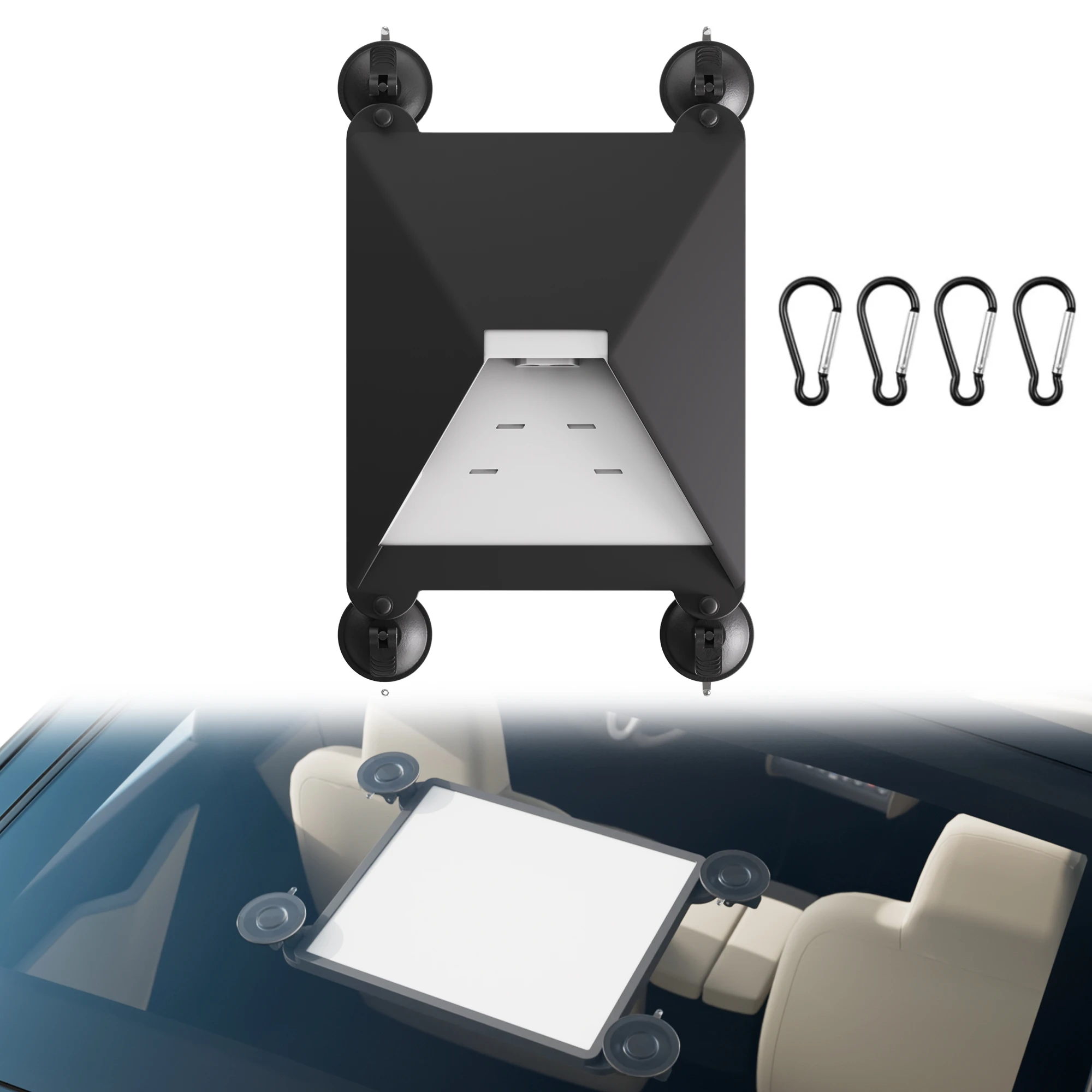 

For Starlink Mini Suction Cup Mount Car Mount Protect Silicone Case Brackets for 2-in-1 Roof Cover for Sunroof Window RV