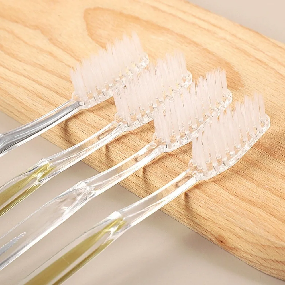 100pcs Hygienic Soft Bristles Disposable Toothbrushes Individually Wrapped Travel Toothbrushes Soft Bristle Toothbrushes Camping
