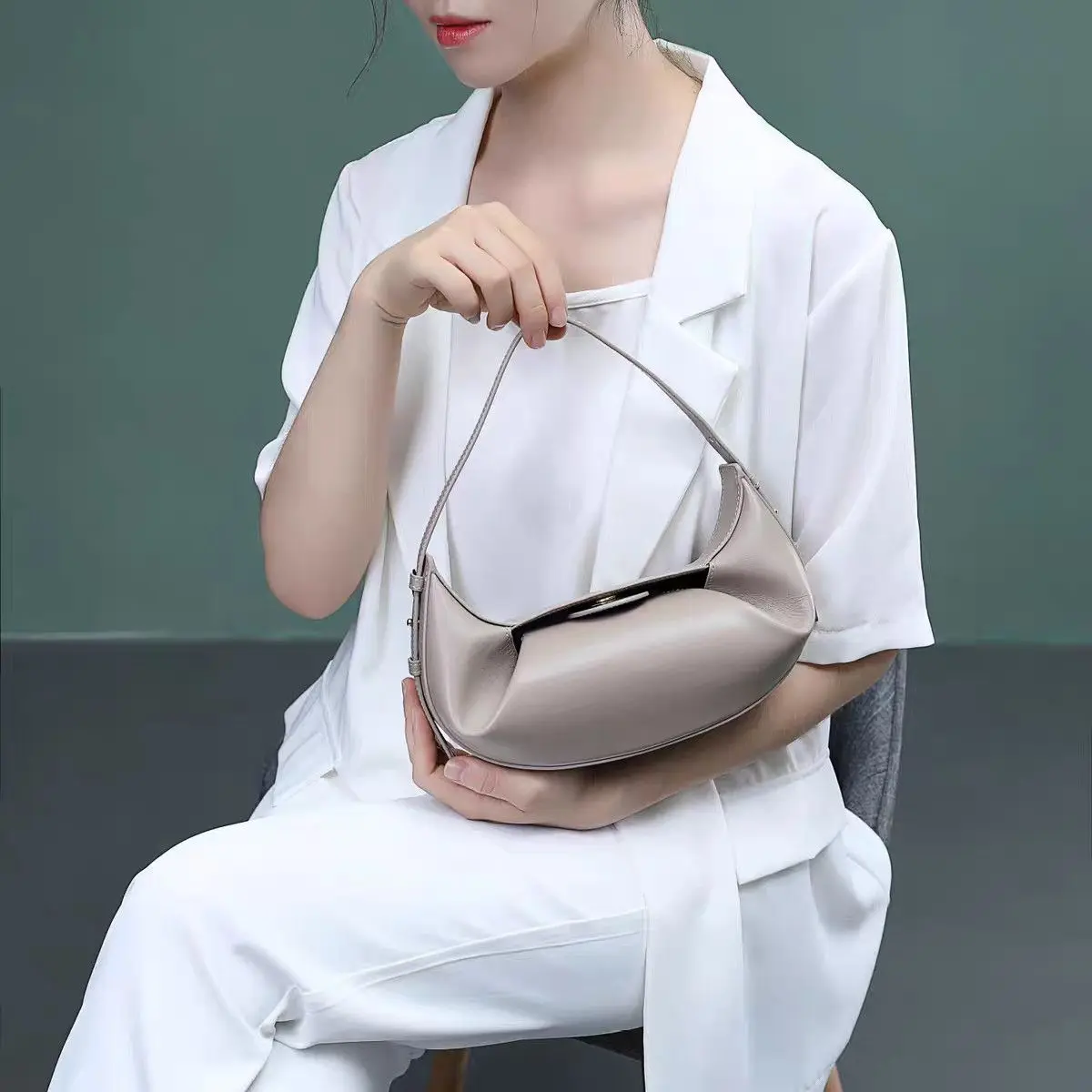 

French niche design armpit bag Internet celebrity blogger ins portable messenger versatile women's bag