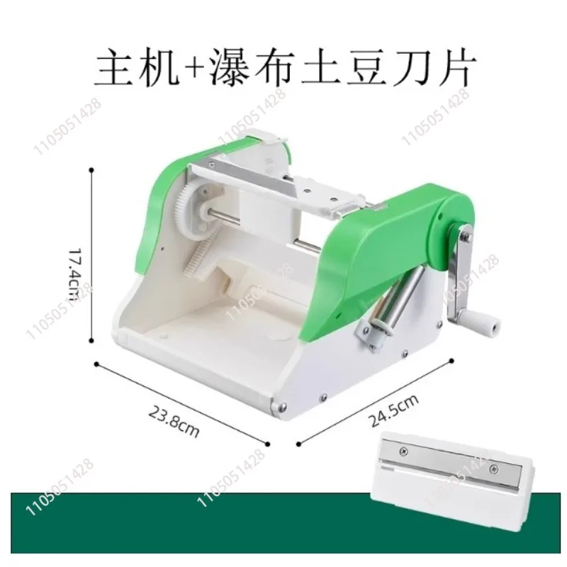 

Manual continuous slicing potato machine, radish lotus root potato long shape slicer