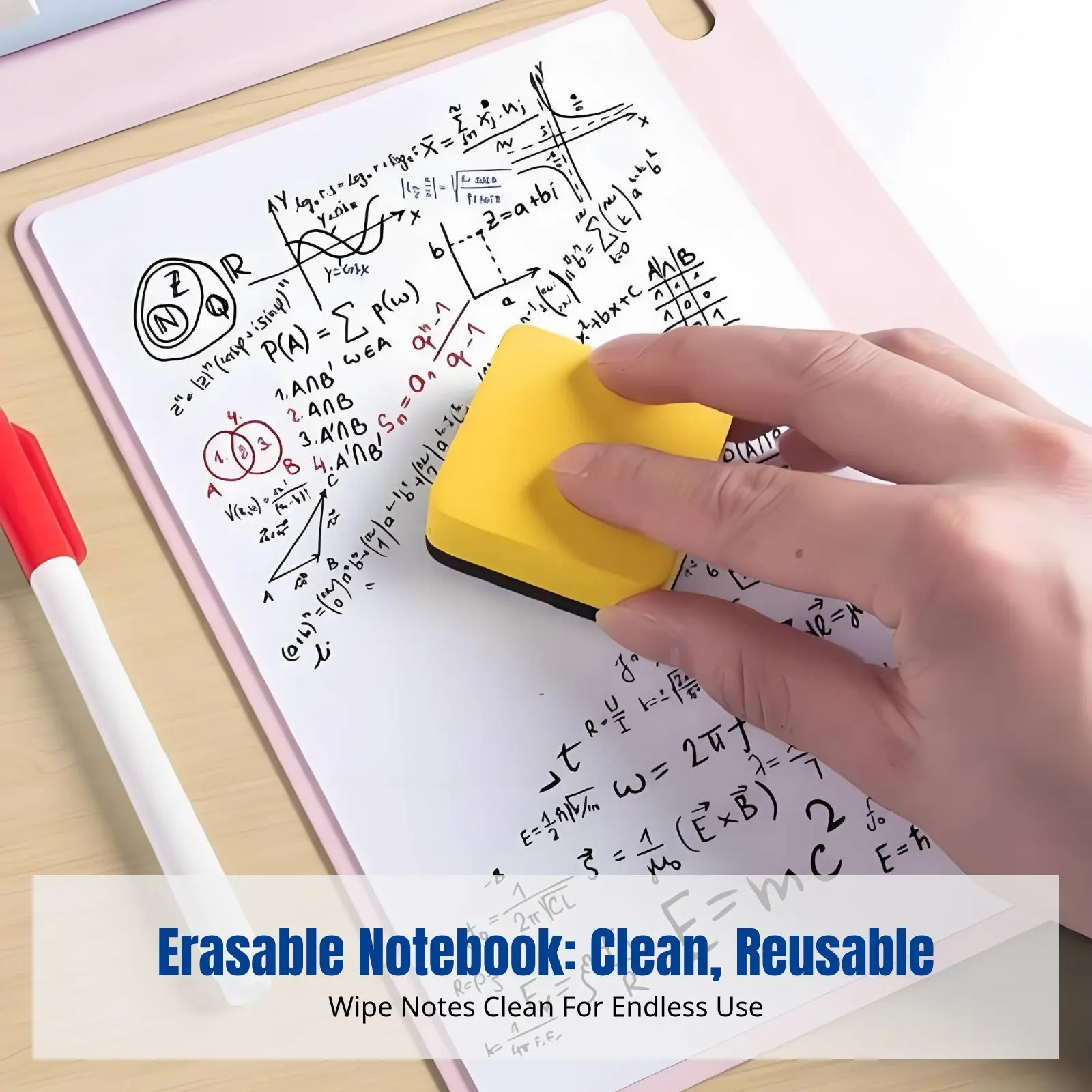 reusable-whiteboard-notebook-letter-size-student-math-study-double-sided-quick-clean-portable