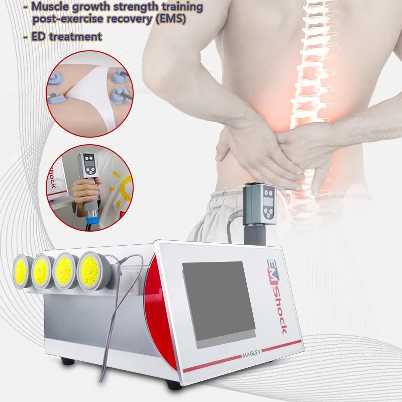 

EMS+Shock Wave Desktop Therapy Device Beauty Salon Equipment for Lumbar Muscle Strain Muscle Massager Relief Joint Pain