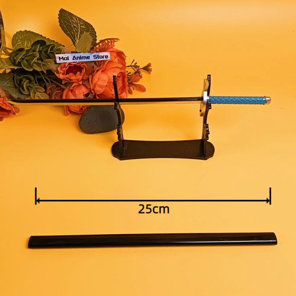 10in aço charlotte amande katana tamanho japonês katana original samurai sabre ferro ninja faca de metal anime zoro espada brinquedo presente