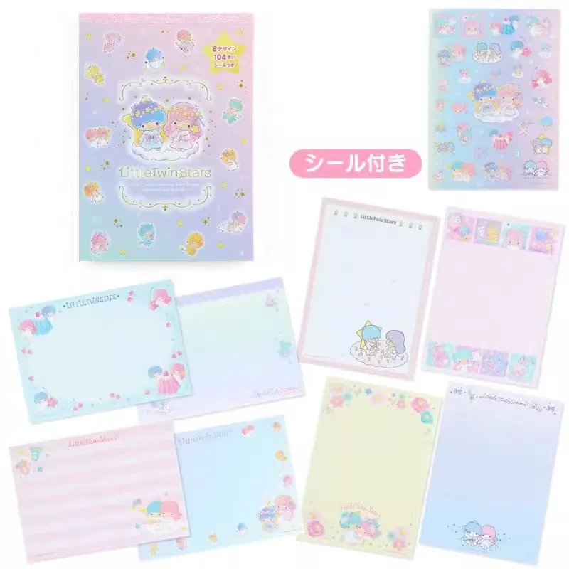 New Sanrio Cinnamoroll Memo Pad Kawaii Cartoon Hello Kitty Notepad Cute Anime Kuromi Pochacco Students Hand Account Notebook