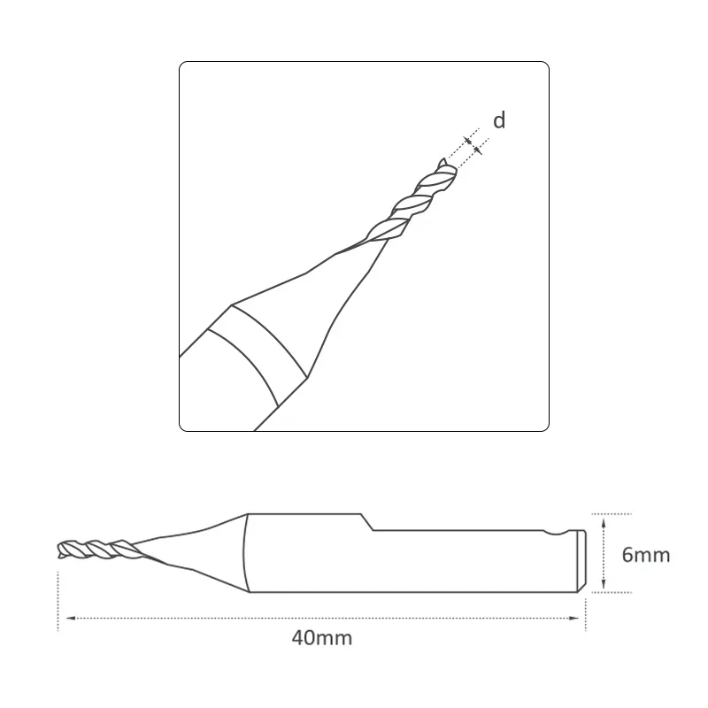 Milling Cutter 1.5mm CL005 2.5mm B3320 1.0mm B3404 TL003  Compatible with KEYLINE Bianchi 994 LASER Key Machine Locksmith Tools