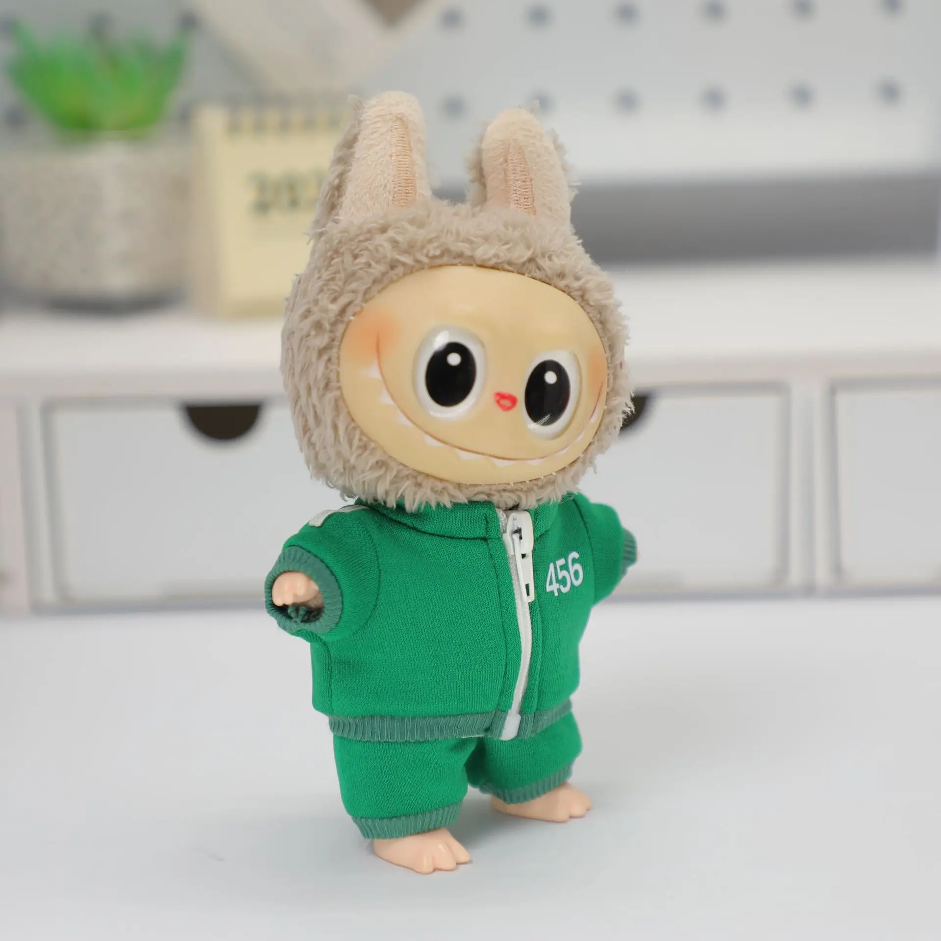 Vestiti Per Labubu Outfit Accessori per Il Mostro Corea Kpop Lafufu Idol V1 V2 V3 Commando Giacca Abbigliamento Ciondolo Regalo Mp5