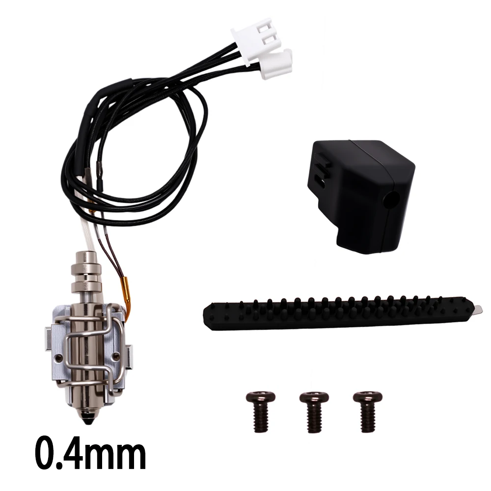 Nozzle Kit with Heating Component & Silicone Sleeve for For Anycubic Kobra X - Includes Cleaning Brush