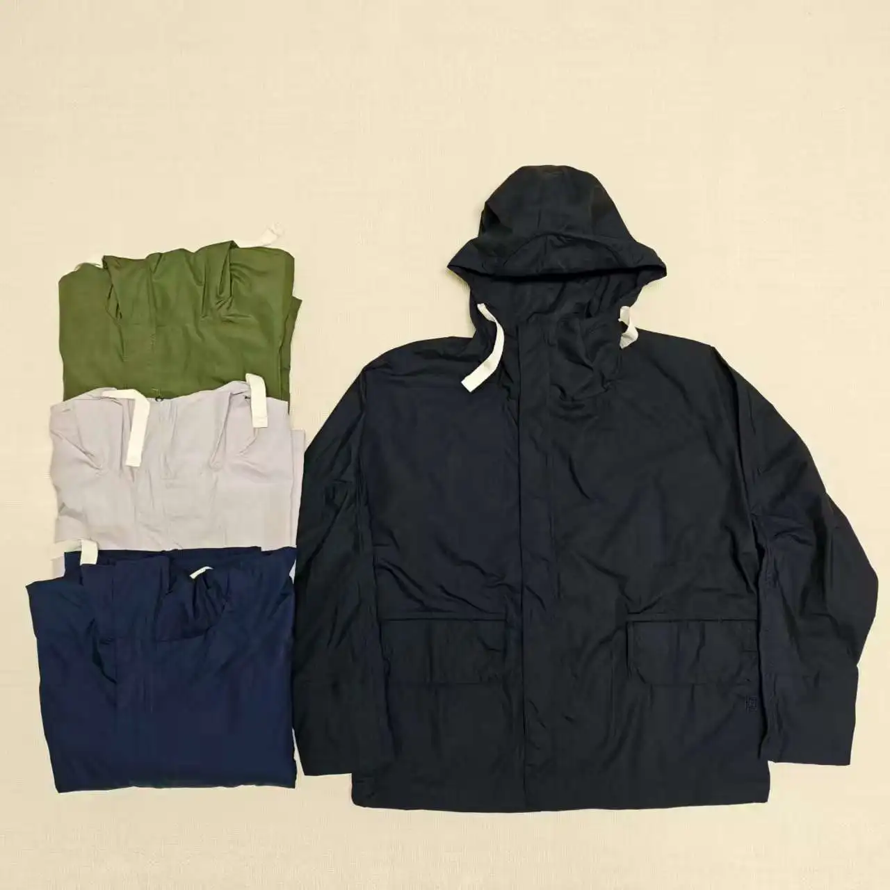 

NANAMICA HOODED DECK JACKET Outdoor Wide Hooded Windproof M51 Jacket