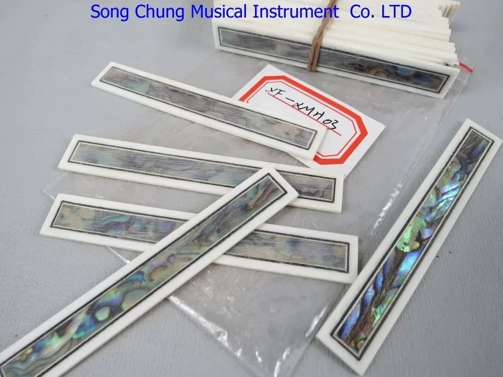 Classical Guitar bridge 5 pcs tie blocks inlay Shell XMH-03