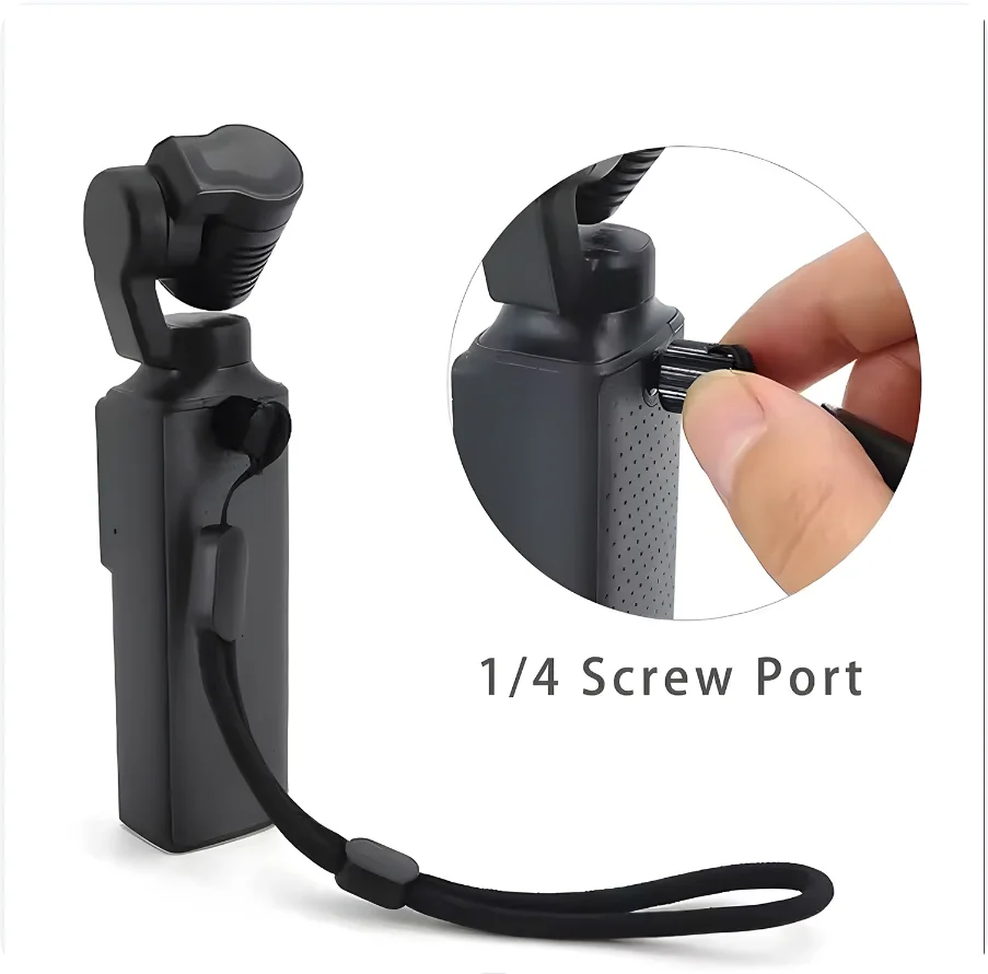 Portable Wrist Straps Hand Rope for Insta360 One X4/X3/X2 DJI Osmo Pocket 3 2 Action Anti-Lost 1/4 Screw Connector Lanyard
