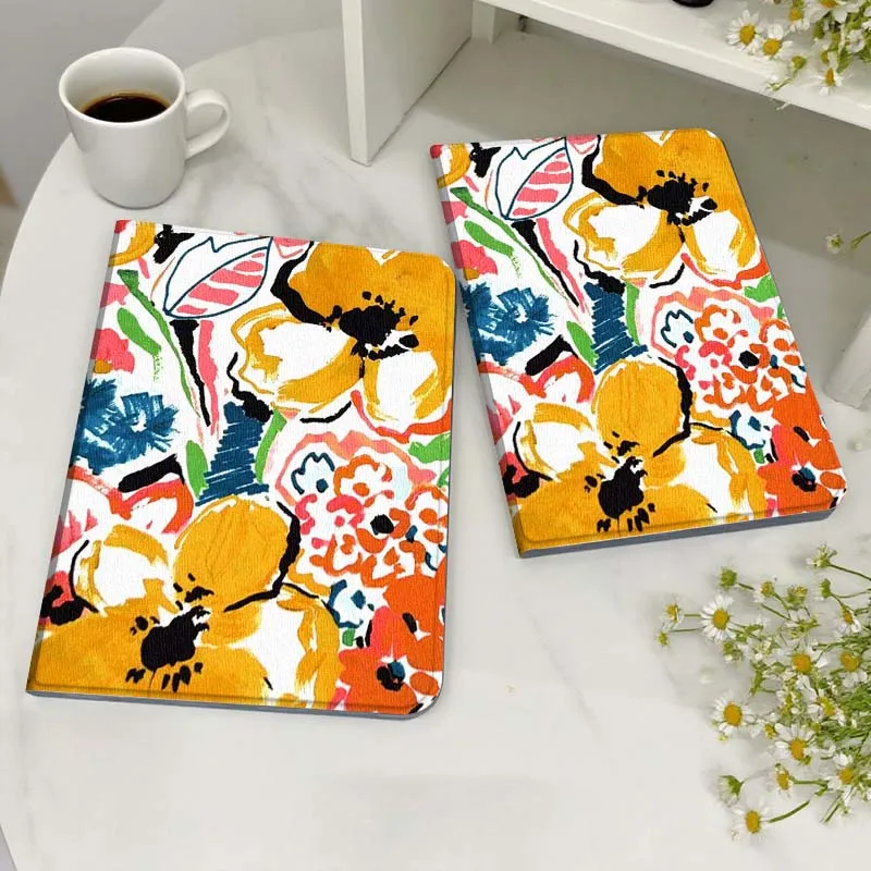 

Cartoon Floral Pink Pattern For Honor MagicPad MatePad M5 8 9 2 3 10 12 X V7 V8 X8 X9 V9 GT X9a GT2 S Air Pro Tablet Case