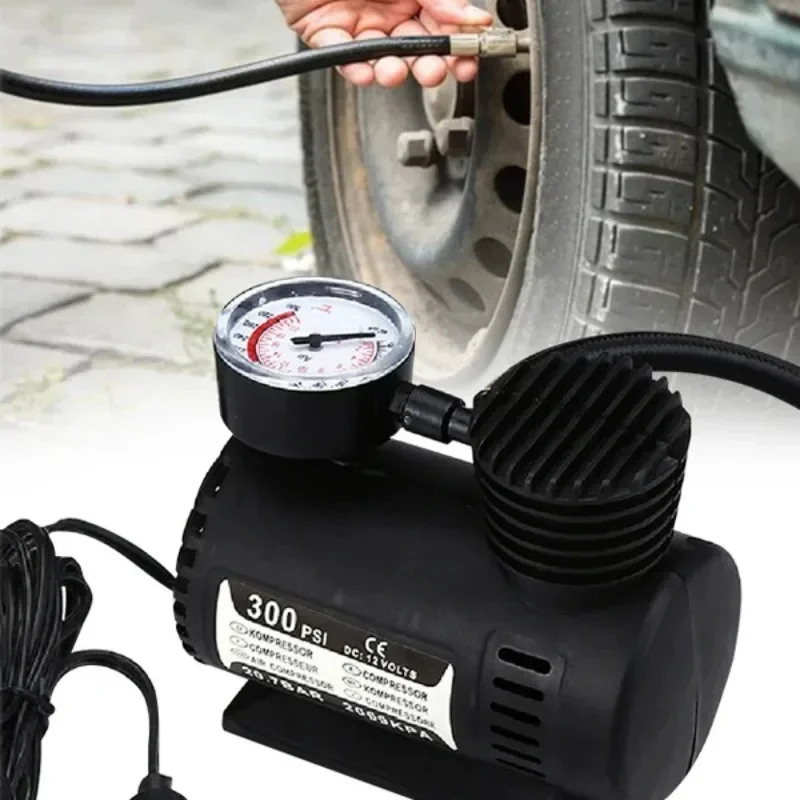 12V Auto Electric Air Pump 300psi Compressor Tire Mini Car Tire Inflator Auto Repair Accessories For Inflator High Quality Amagi