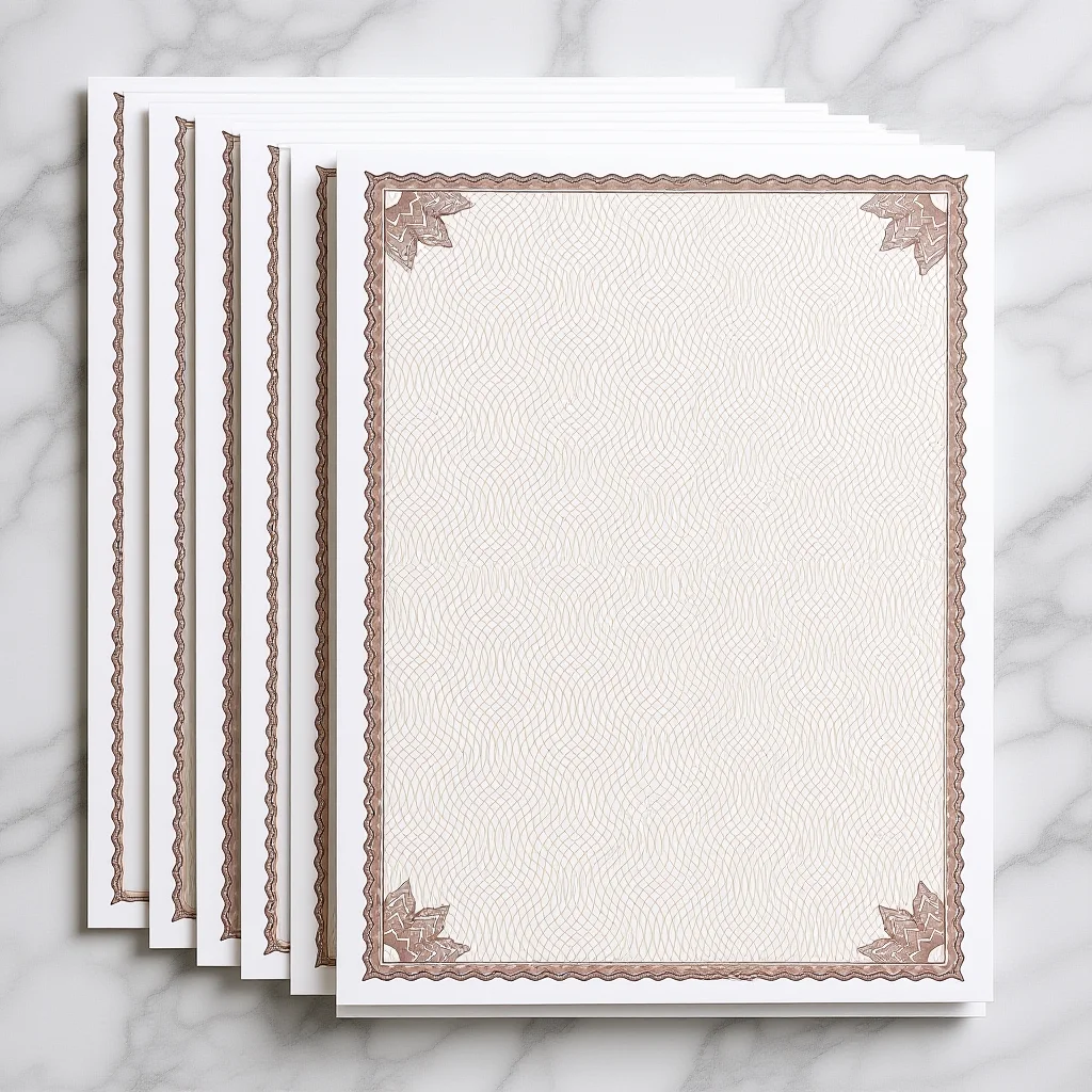 

10pcs Blank Paper A4 Printable Honor Certificate Interior Paper For School Graduation Diploma Award Class Certificate Supplies