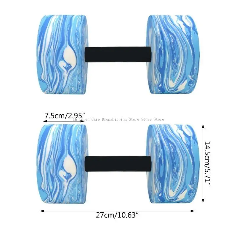 1pair water mouss haltères