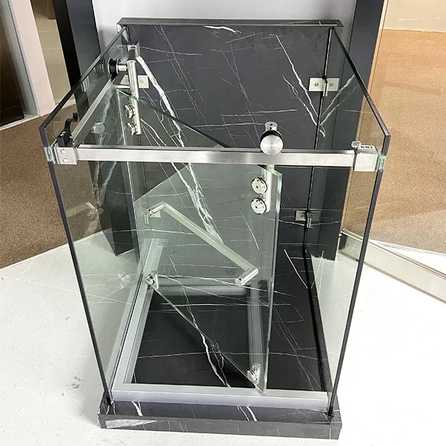 Hot Sale Pocket Box Moove Shower Room Accessories Small Glass Bathroom Shower Room Hardware Kit